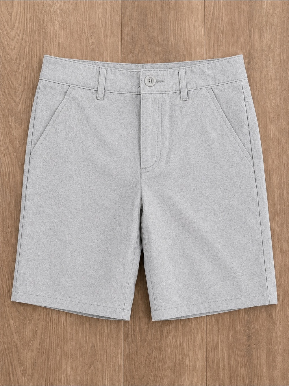 Cat & Jack Light Gray Boys Golf Shorts